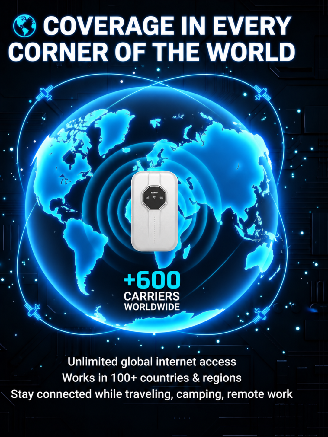 [Global Coverage] Boundless Portable Wi-Fi– 🛜