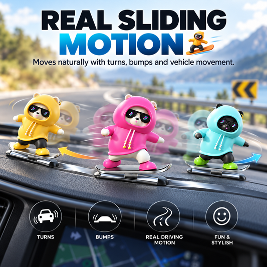 🔥 Limited-time 50% off —Moving Snowboarder Dashboard Ornament