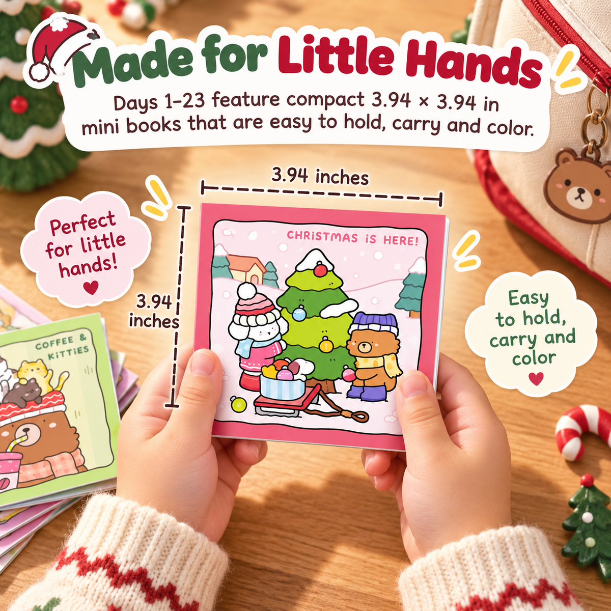 🔥 Hot Sale 49% OFF - 24-Day Christmas Advent Coloring Book Set 🎄
