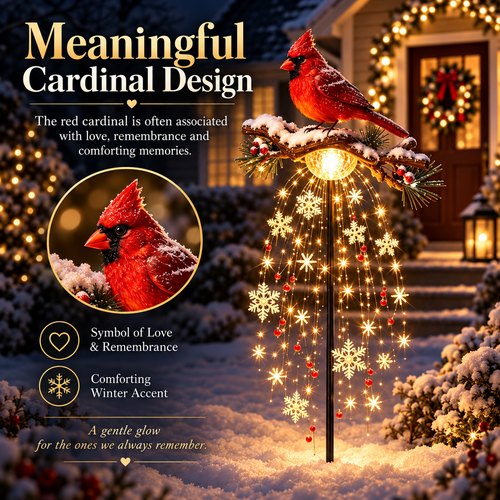 🔥 Hot Sale 49% OFF - Cardinal Memorial Garden Stake Light