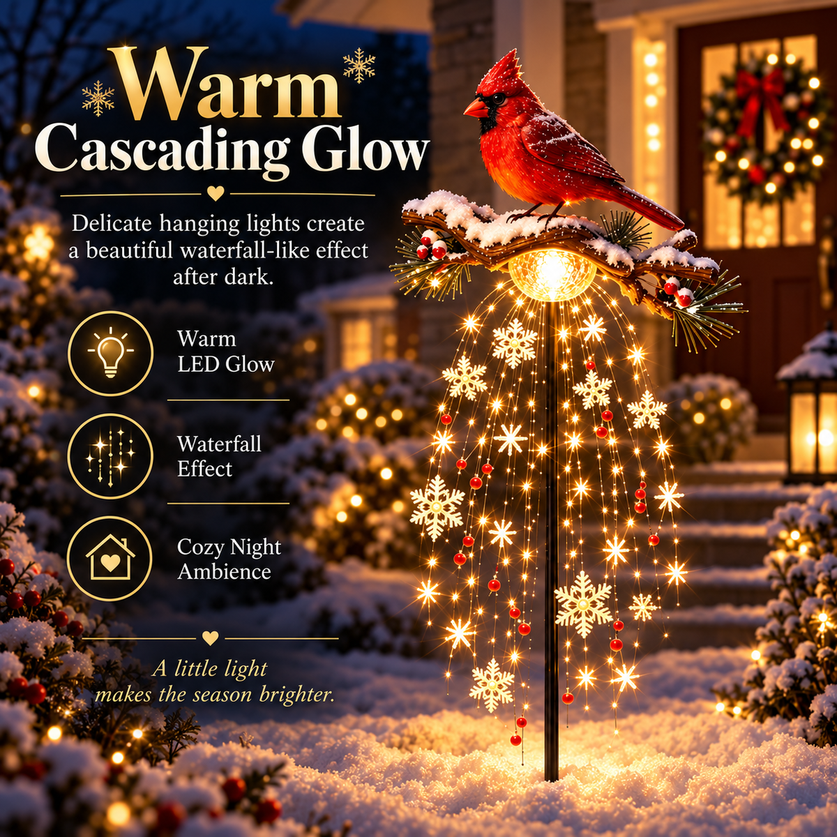 🔥 Hot Sale 49% OFF - Cardinal Memorial Garden Stake Light
