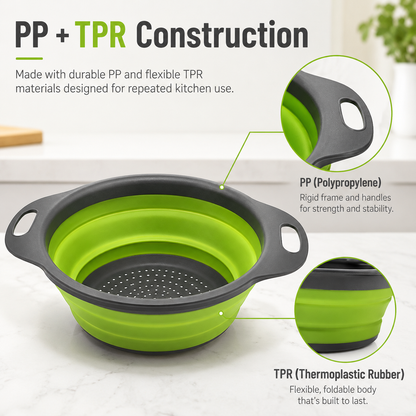 🔥Hot Sale 50% OFF🔥Collapsible Colander & Strainer Basket