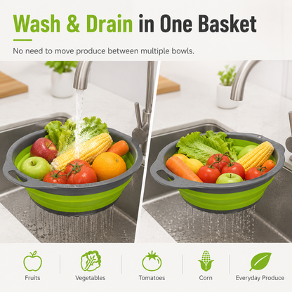 🔥Hot Sale 50% OFF🔥Collapsible Colander & Strainer Basket