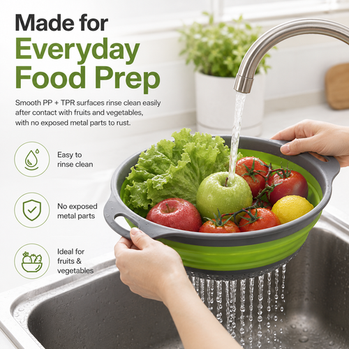 🔥Hot Sale 50% OFF🔥Collapsible Colander & Strainer Basket