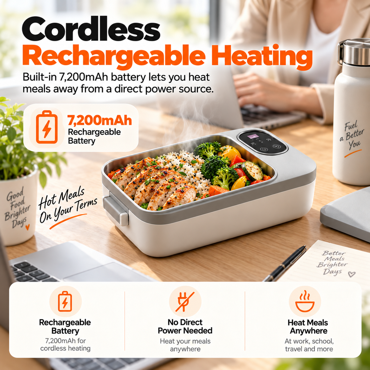 Smart Electric Heated Lunch Box – Hot Meals Anywhere