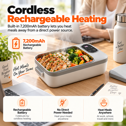 Smart Electric Heated Lunch Box – Hot Meals Anywhere