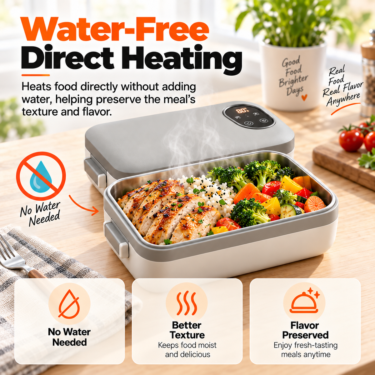 Smart Electric Heated Lunch Box – Hot Meals Anywhere