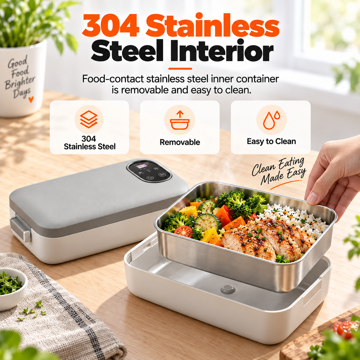 Smart Electric Heated Lunch Box – Hot Meals Anywhere