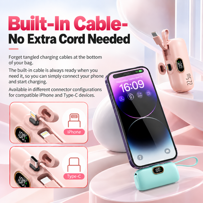 🔥Hot Sale 50% OFF🔥22.5W Mini Fast Charging Power Bank