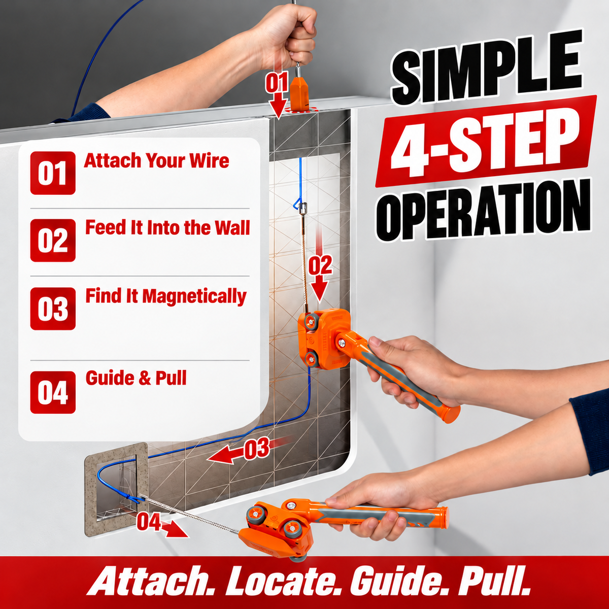 🔥HOT SALE🔥 Magnetic Wire Puller Kit 🧲