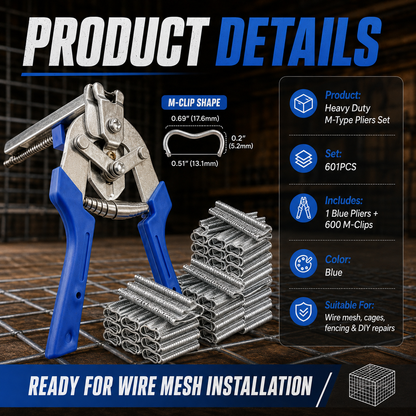 🔥Hot Sale 50% OFF🔥601PCS Heavy Duty M-Type Pliers Set