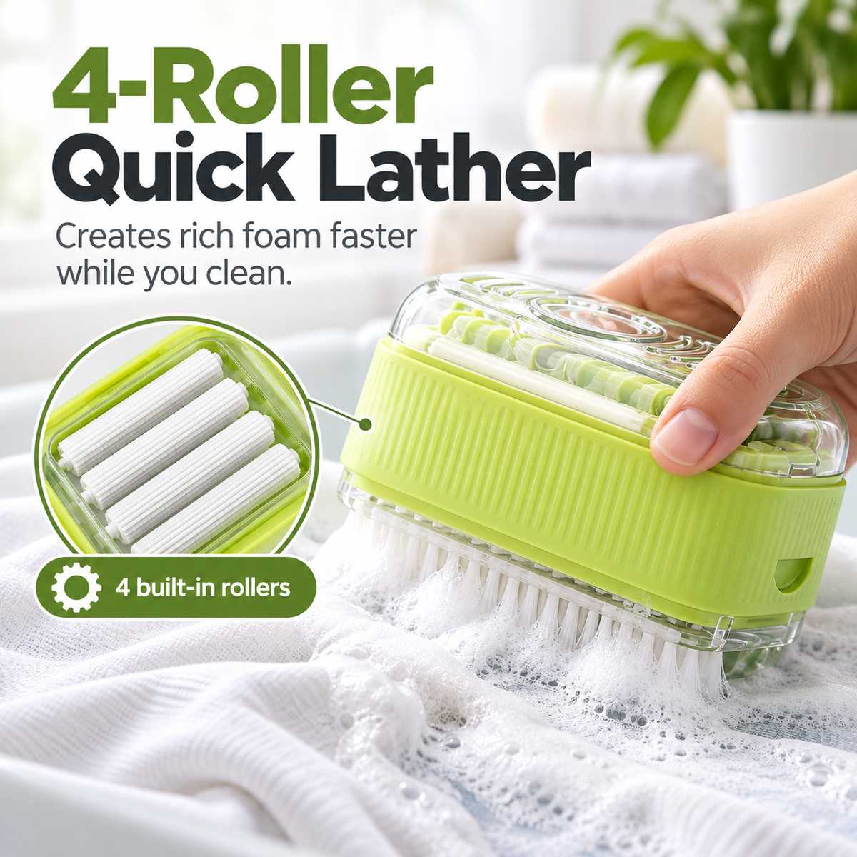 🔥 Limited-time 50% off —2-in-1 Soap Foaming Scrubber Box🫧🧼