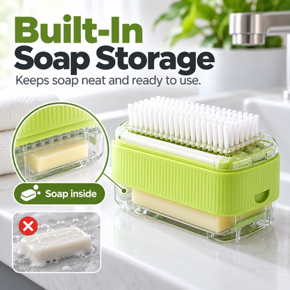 🔥 Limited-time 50% off —2-in-1 Soap Foaming Scrubber Box🫧🧼