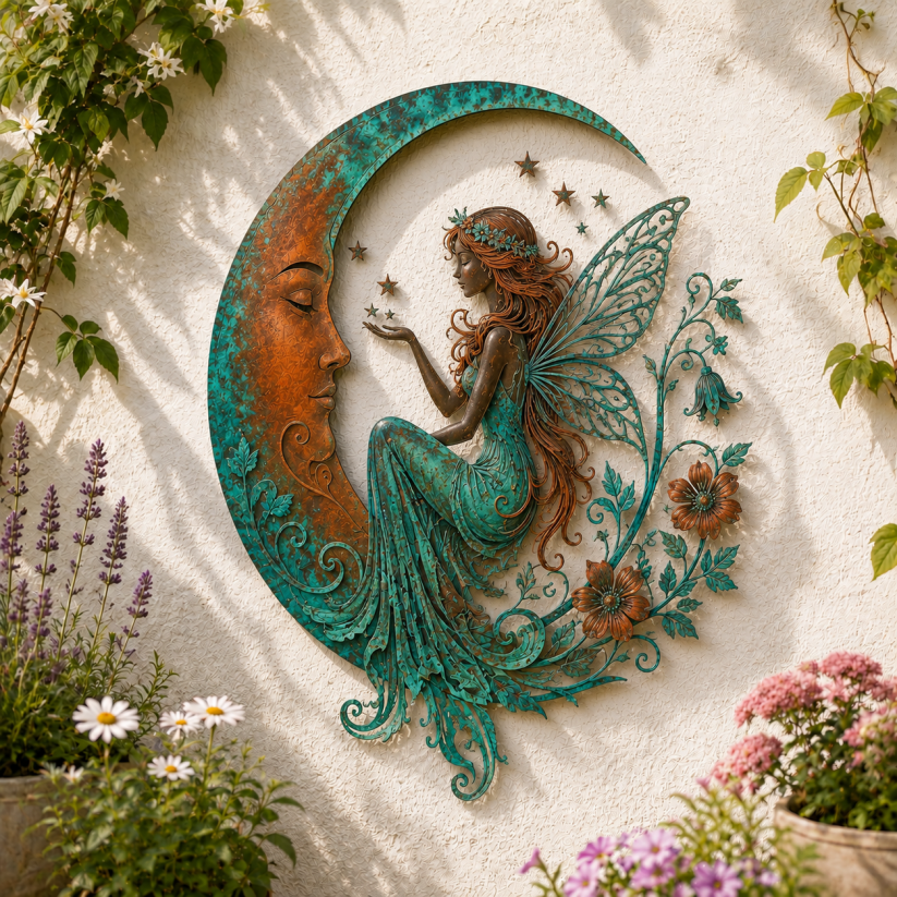 🔥 LIMITED-TIME 50% OFF🔥Dragonfly Moon Wall Decor