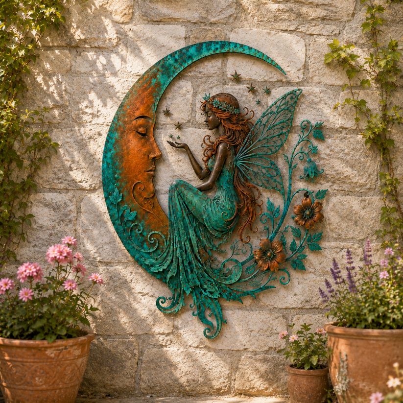 🔥 LIMITED-TIME 50% OFF🔥Dragonfly Moon Wall Decor