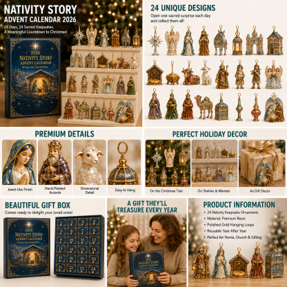✨ 2026 Nativity Story Advent Calendar – 24 Days of Sacred Christmas Surprises