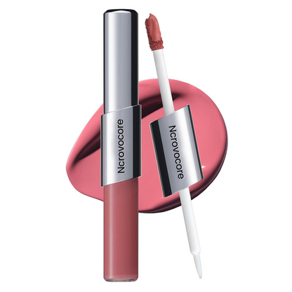 Perfect Twin Lip — Dual-Ended Liquid Lipstick with Velvet Matte Color and Glossy Shine