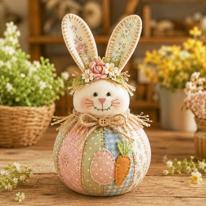 Early Christmas Sale-DIY Patchwork Fabric Doll Kit- Create Your Own Handmade Christmas Character