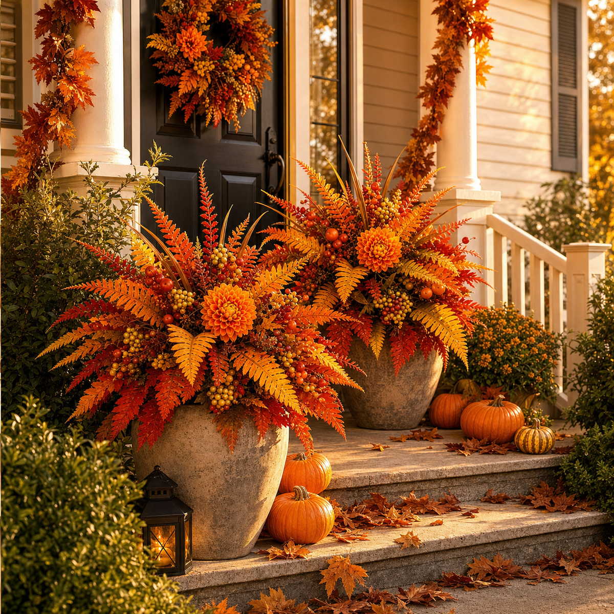 💥The Most-Loved Fall Decor of 2026 🍂 Autumn Harvest Floral Garden Stake Arrangement