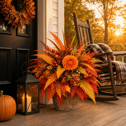 💥The Most-Loved Fall Decor of 2026 🍂 Autumn Harvest Floral Garden Stake Arrangement