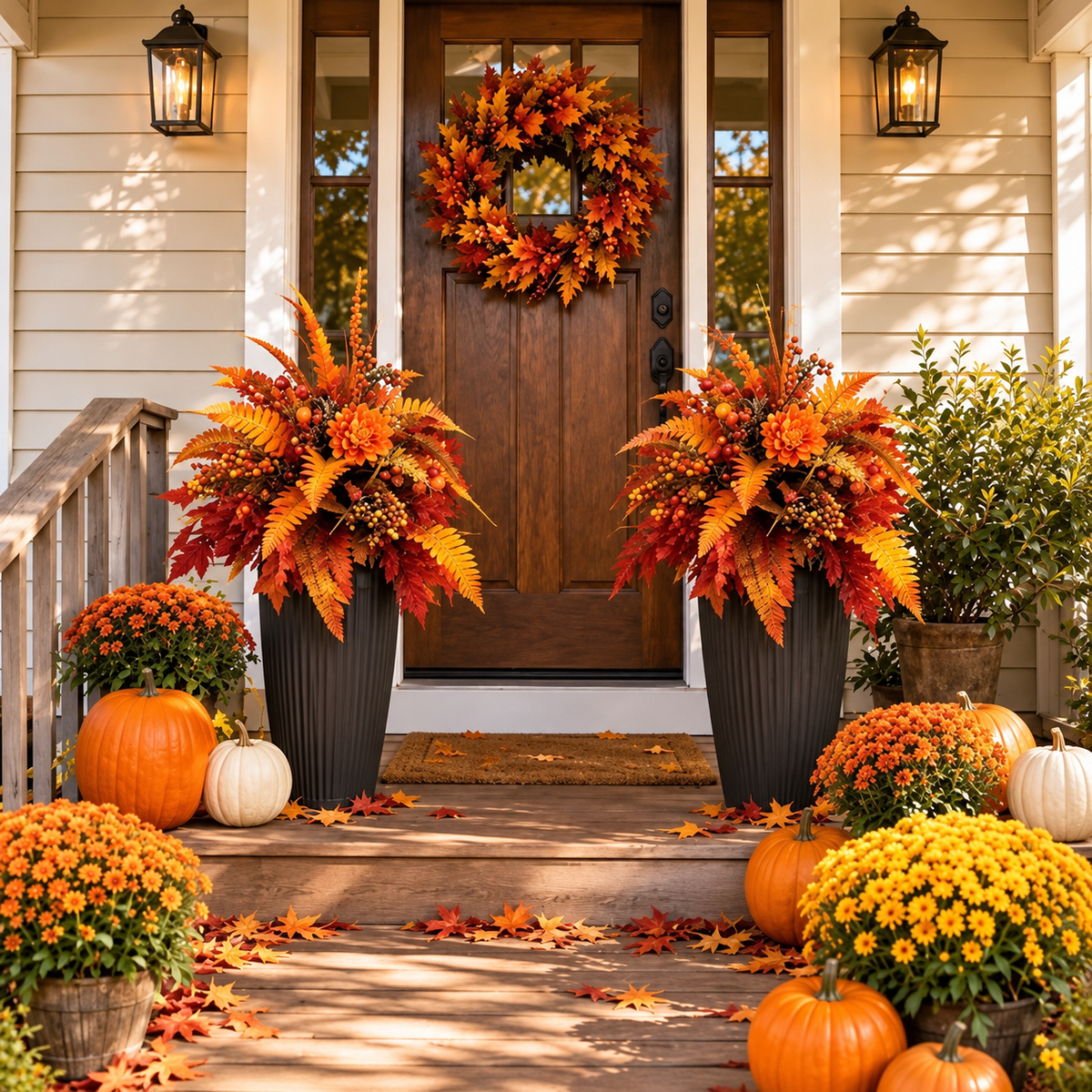 💥The Most-Loved Fall Decor of 2026 🍂 Autumn Harvest Floral Garden Stake Arrangement