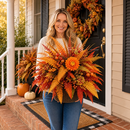 💥The Most-Loved Fall Decor of 2026 🍂 Autumn Harvest Floral Garden Stake Arrangement