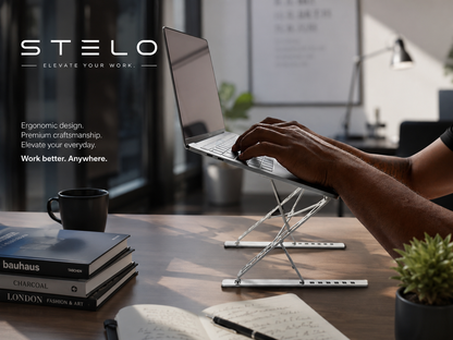 🔥LAST DAY 51% OFF🎁Uspoplar Portable Adjustable Aluminum Laptop Stand | Foldable Ergonomic Riser