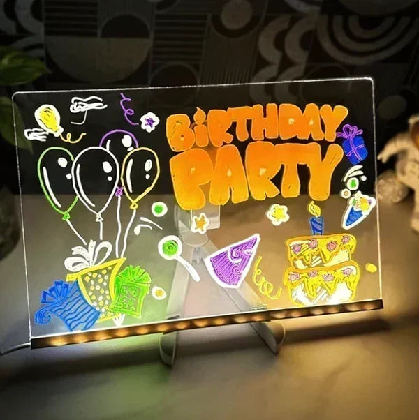 ✨LAST WEEK SPECIAL PRICE: ⏳🎨Luminous Led Drawing Board For Children