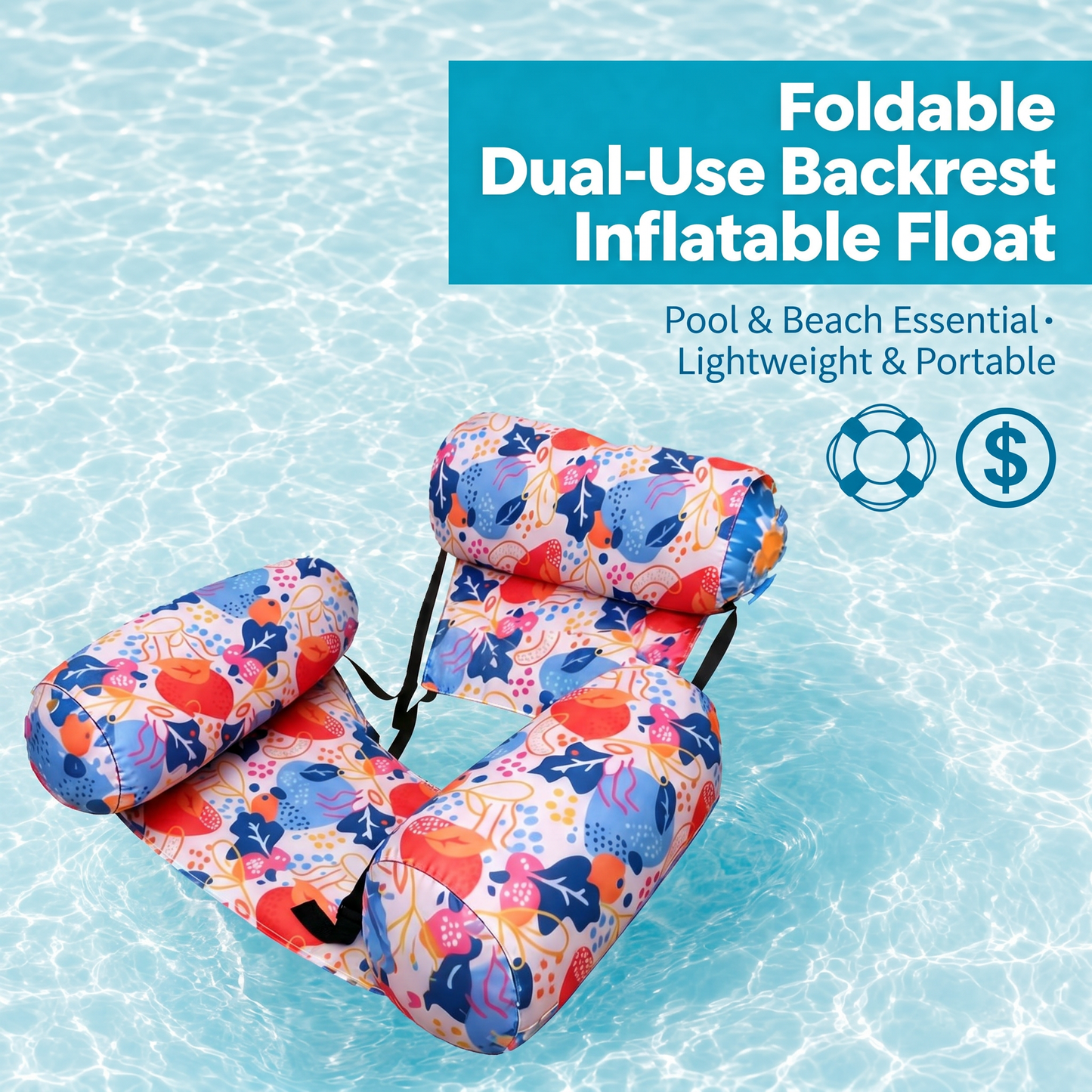 【 🔥Hot Sale 50% OFF】💺🌴 Inflatable Floating Chair – Your Ultimate Summer Essential 🌊