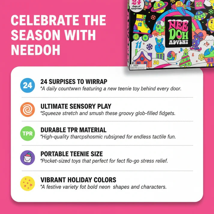 NeeDoh Squishmas Advent Calendar - 2026 Edition