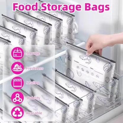 30PCS 2026 Reusable Aluminum Foil Food Storage Bags