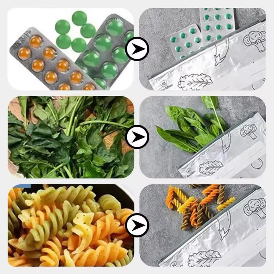 30PCS 2026 Reusable Aluminum Foil Food Storage Bags
