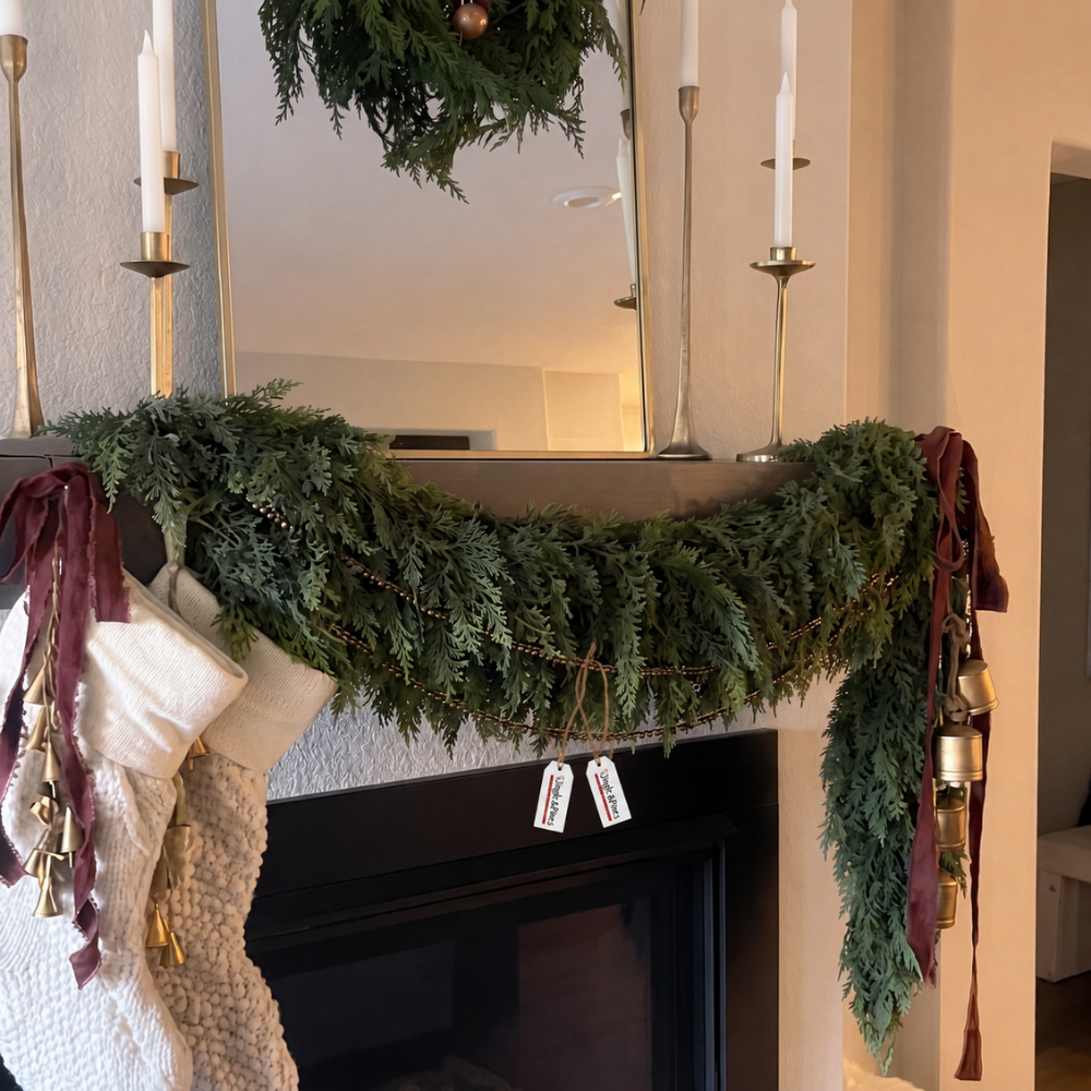 6FT Artificial Cedar Christmas Garland