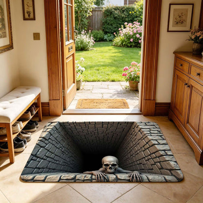 🎃 Limited time 50% off – Halloween 3d illusion horror door mat