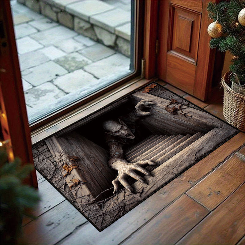 🎃 Limited time 50% off – Halloween 3d illusion horror door mat