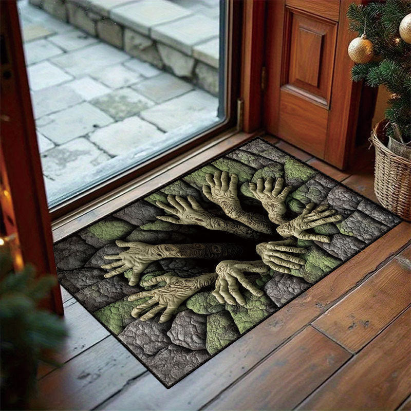 🎃 Limited time 50% off – Halloween 3d illusion horror door mat