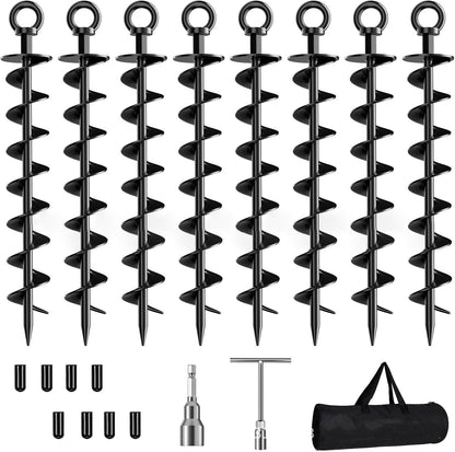 🔥Hot Sale 49% OFF🔥Heavy-Duty Spiral Ground Anchor Kit