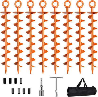 🔥Hot Sale 49% OFF🔥Heavy-Duty Spiral Ground Anchor Kit