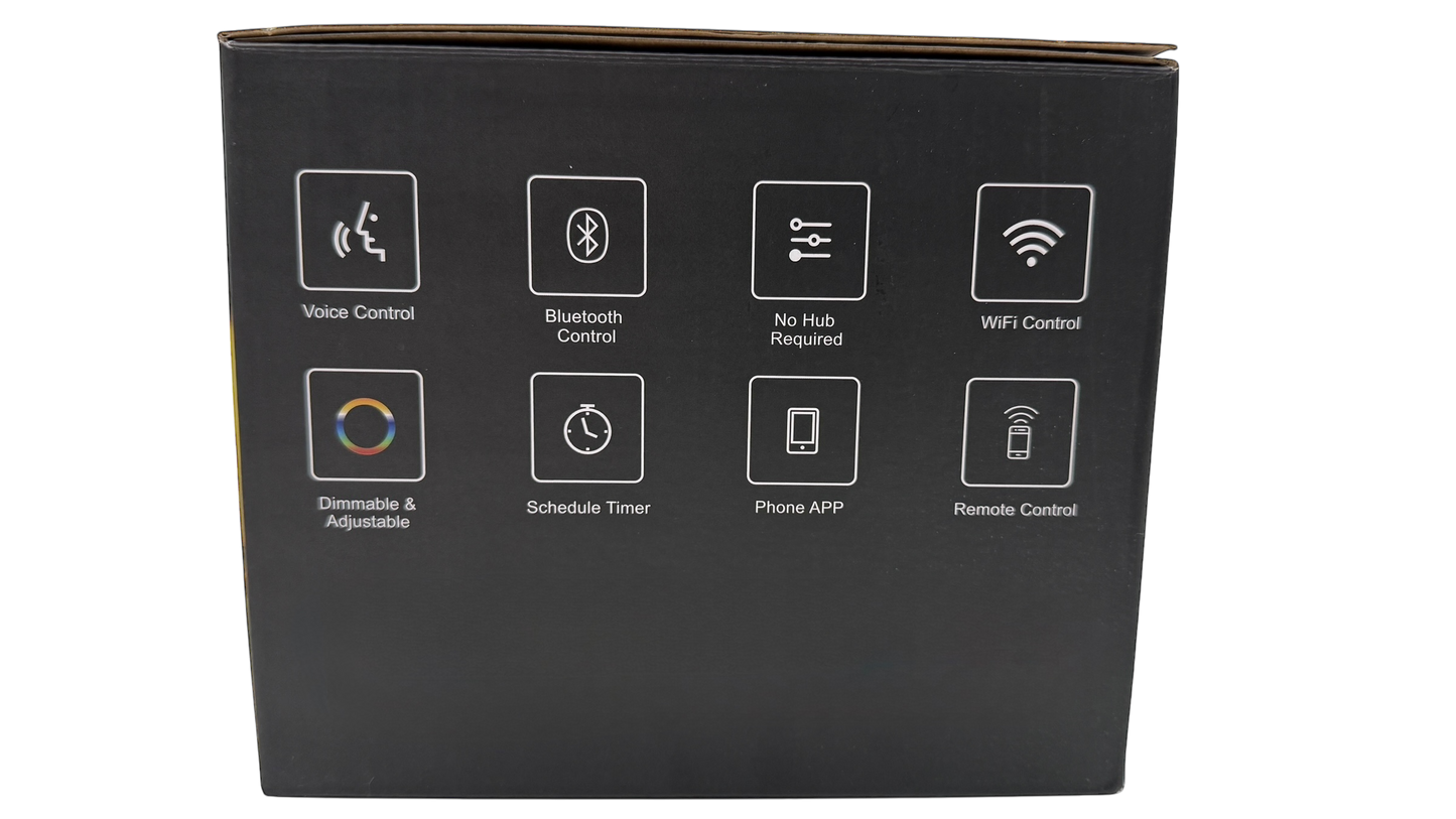 Magicolour™  Permanent Outdoor Lights – 100ft RGBW Smart Lighting System