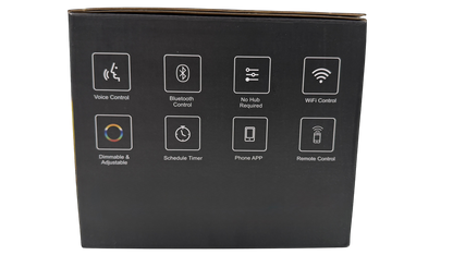 Magicolour™  Permanent Outdoor Lights – 100ft RGBW Smart Lighting System