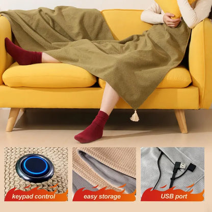 🔥Portable Heated Shawl – Wearable Electric Heating Shawl