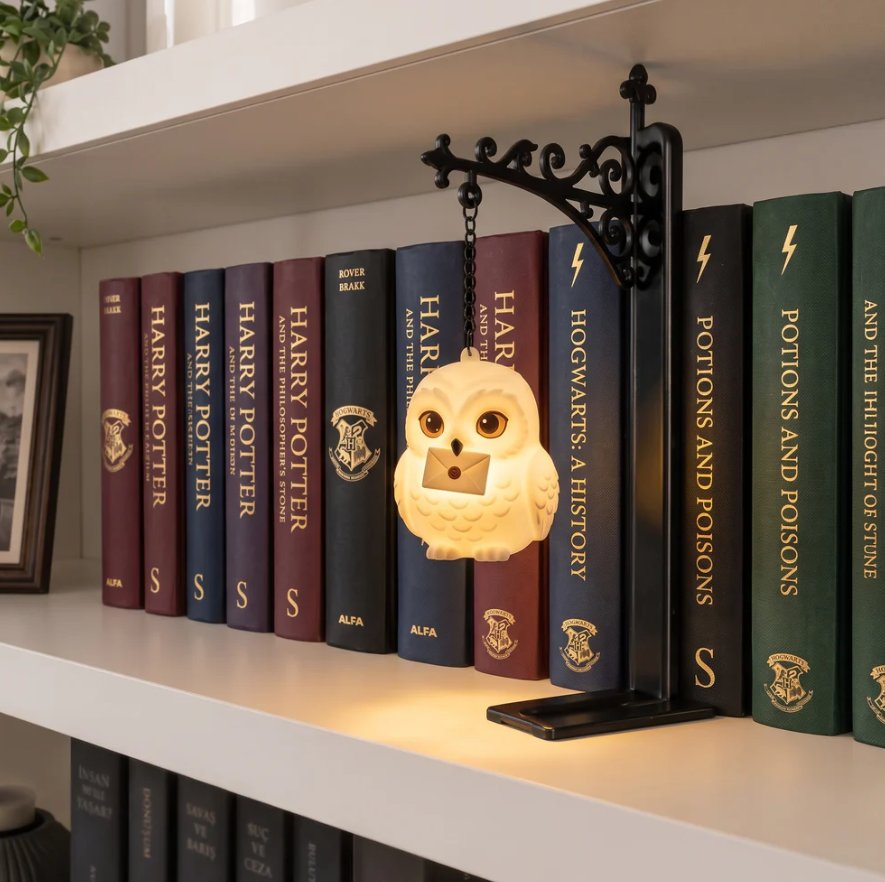 🔥Last Day Sale 50% OFF🔥Magical Bookshelf Figurine Night Light — Owl Stag Phoenix