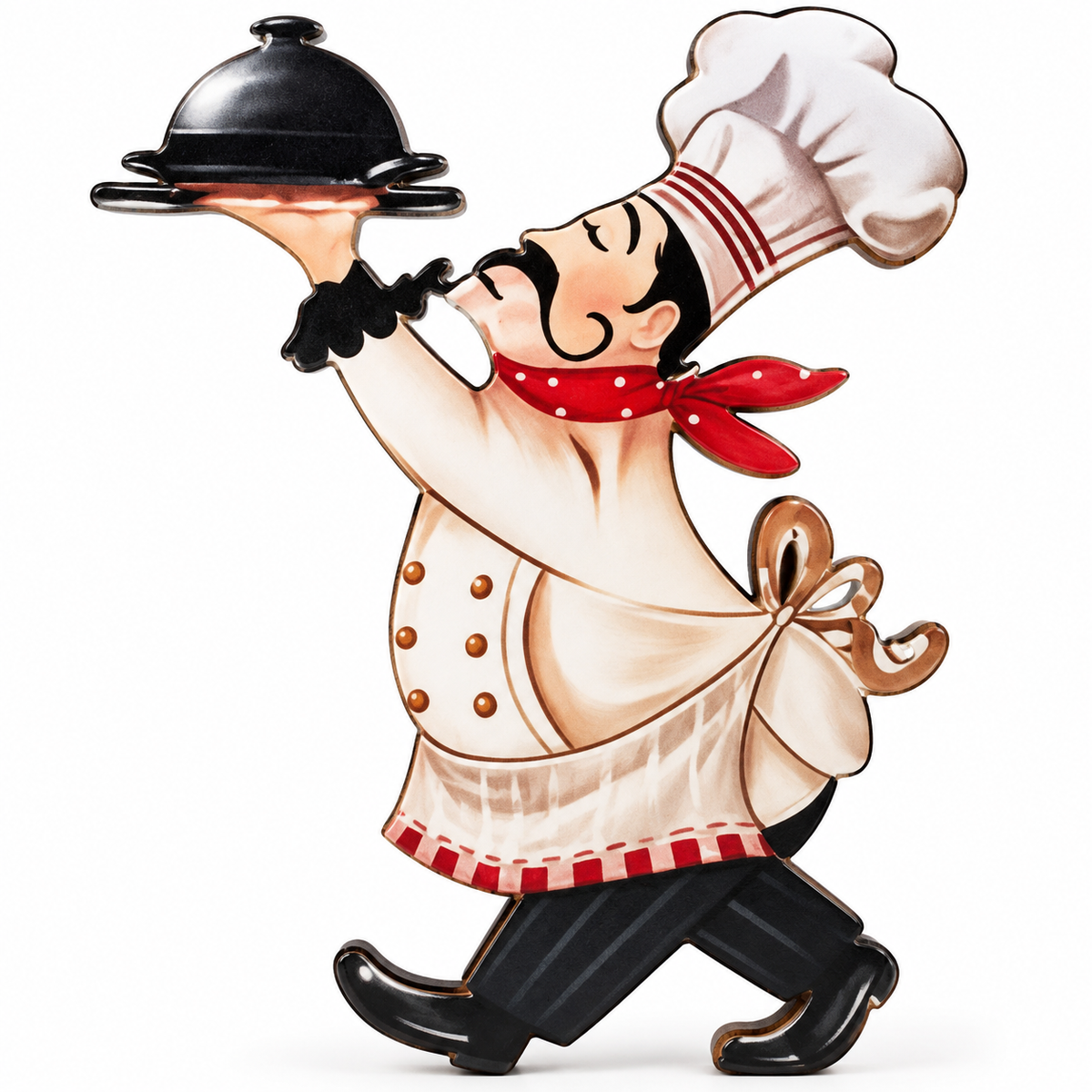 👨🍳 Vintage Chef Acrylic Paper Towel Holder