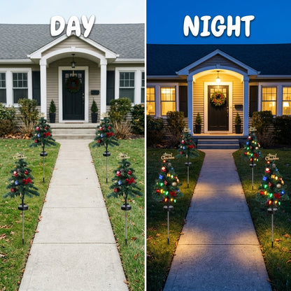 Solar Christmas Tree Stake Lights