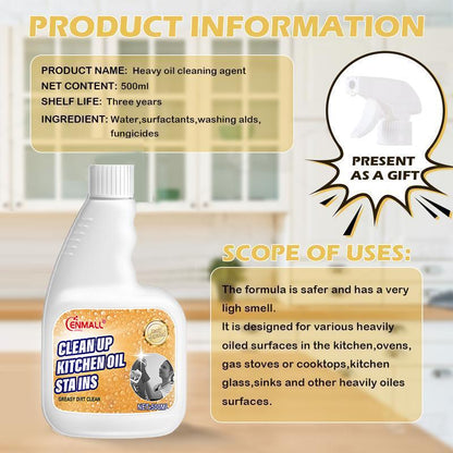 ENMALL Official 2026 New Multi-purpose High-efficiency Cleaner,kitchen degreaser with Nozzle,grease cleaner for Kitchen, Oven, Stove, Range Hood, etc.