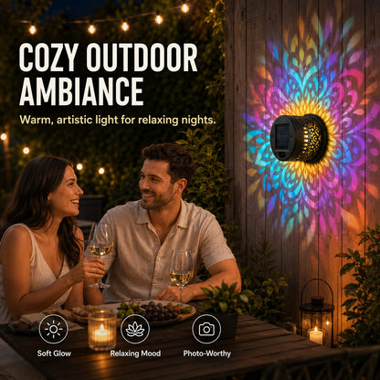 🔥Hot Sale 49% OFF✨Solar Mandala Wall Light