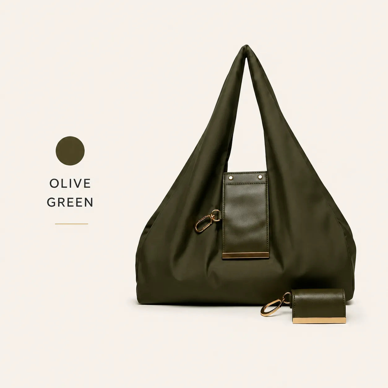 Toworkact™ Varelli Charm Transformable Bag – Stylish Vegan Leather Tote & Keychain Charm