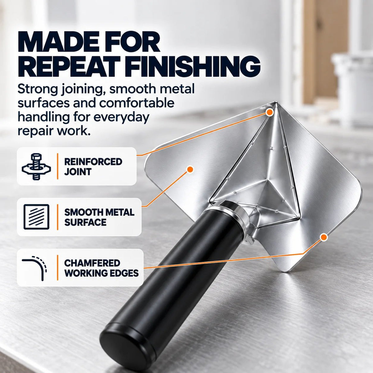 ⏰Limited Stock 60% OFF🔥Drywall Corner Finishing Trowel 🛠️ Create Perfect Inside Corners With Less Rework
