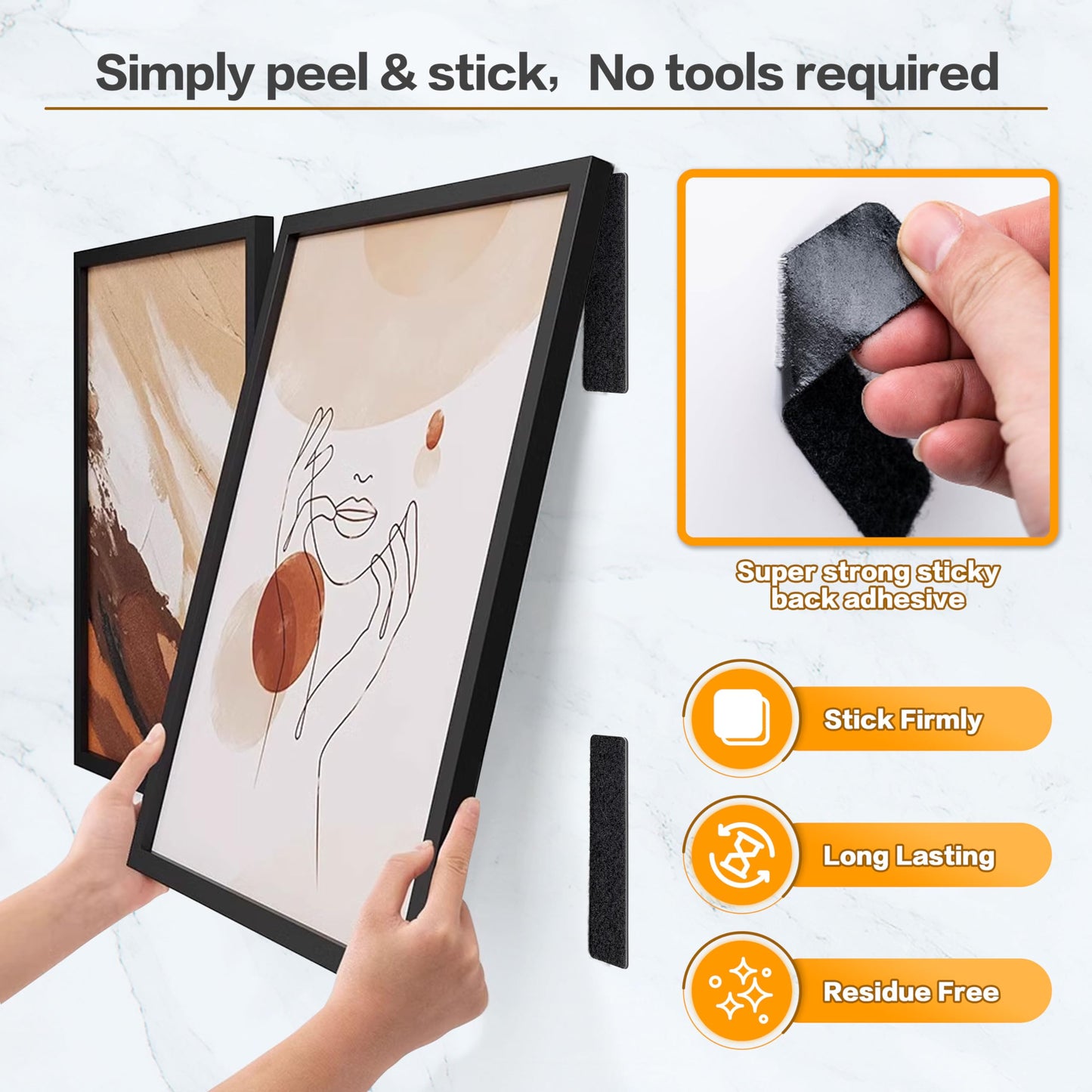 🔥Hot Sale 43% OFF -✨Heavy Duty Hook and Loop Strips with Adhesive