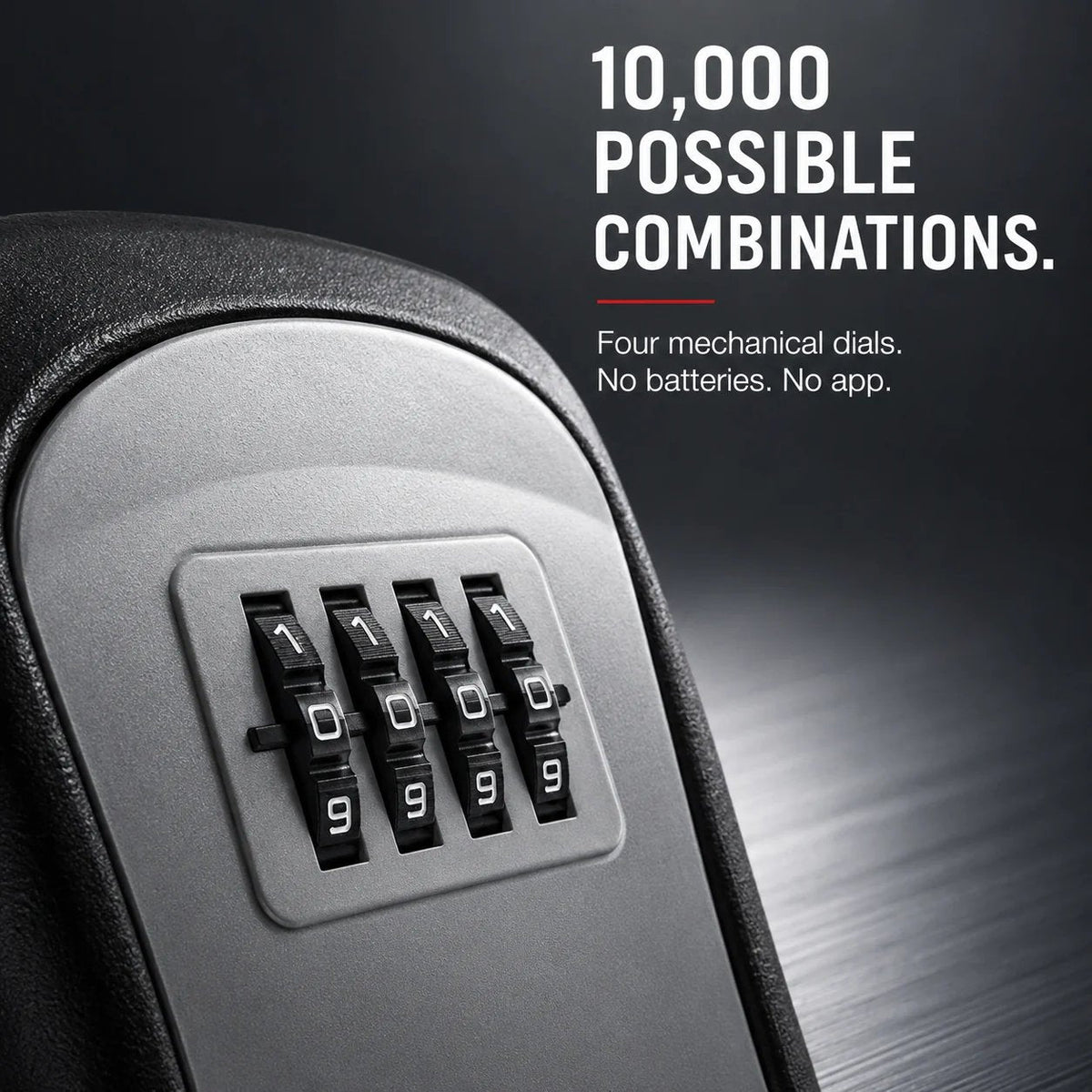 4-Digit Wall-Mounted Key Lock Box